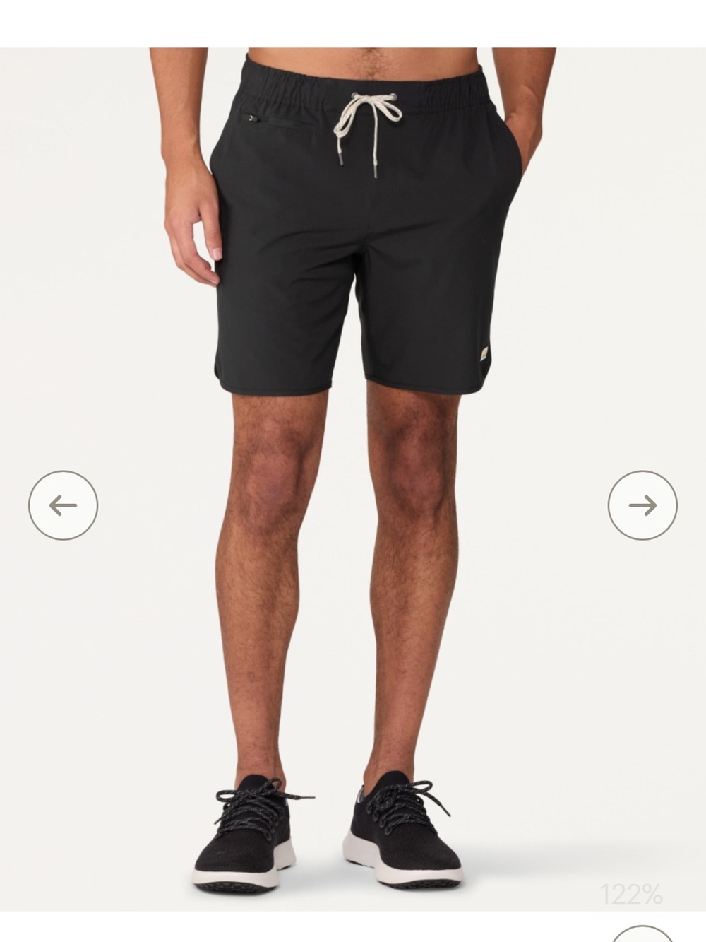 Vuori Banks Shorts - Men's 7" Inseam Black